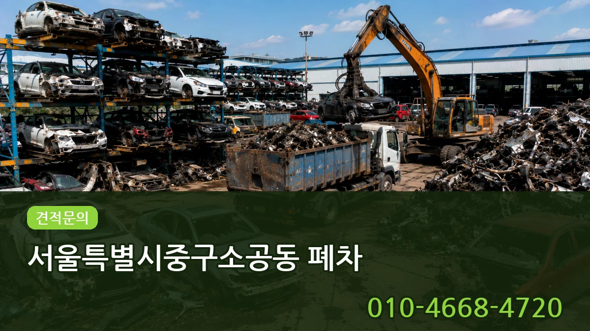 서울특별시중구소공동 폐차 서울특별시중구소공동 폐차 차량 처리 안내 이미지 1