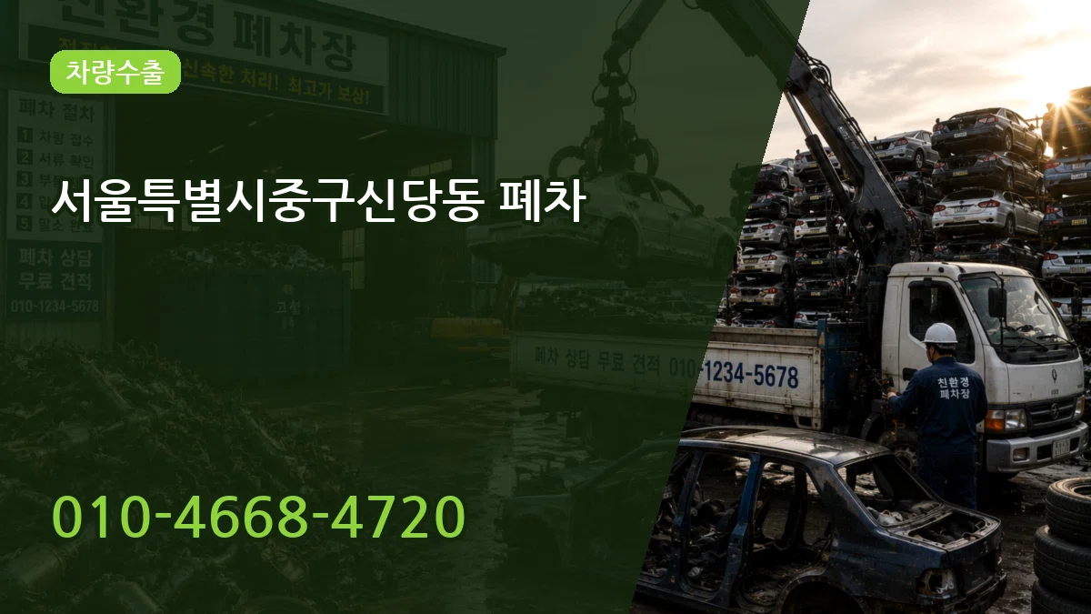 서울특별시중구신당동 폐차 서울특별시중구신당동 폐차 차량 처리 안내 이미지 2