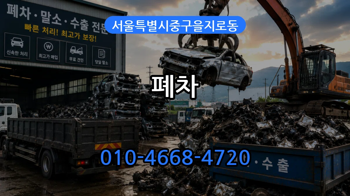 서울특별시중구을지로동 폐차 서울특별시중구을지로동 폐차 차량 처리 안내 이미지 1