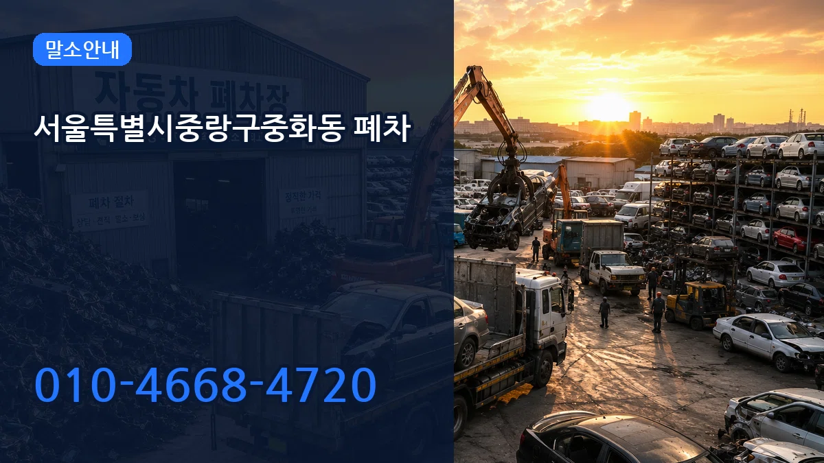 서울특별시중랑구중화동 폐차 서울특별시중랑구중화동 폐차 차량 처리 안내 이미지 2