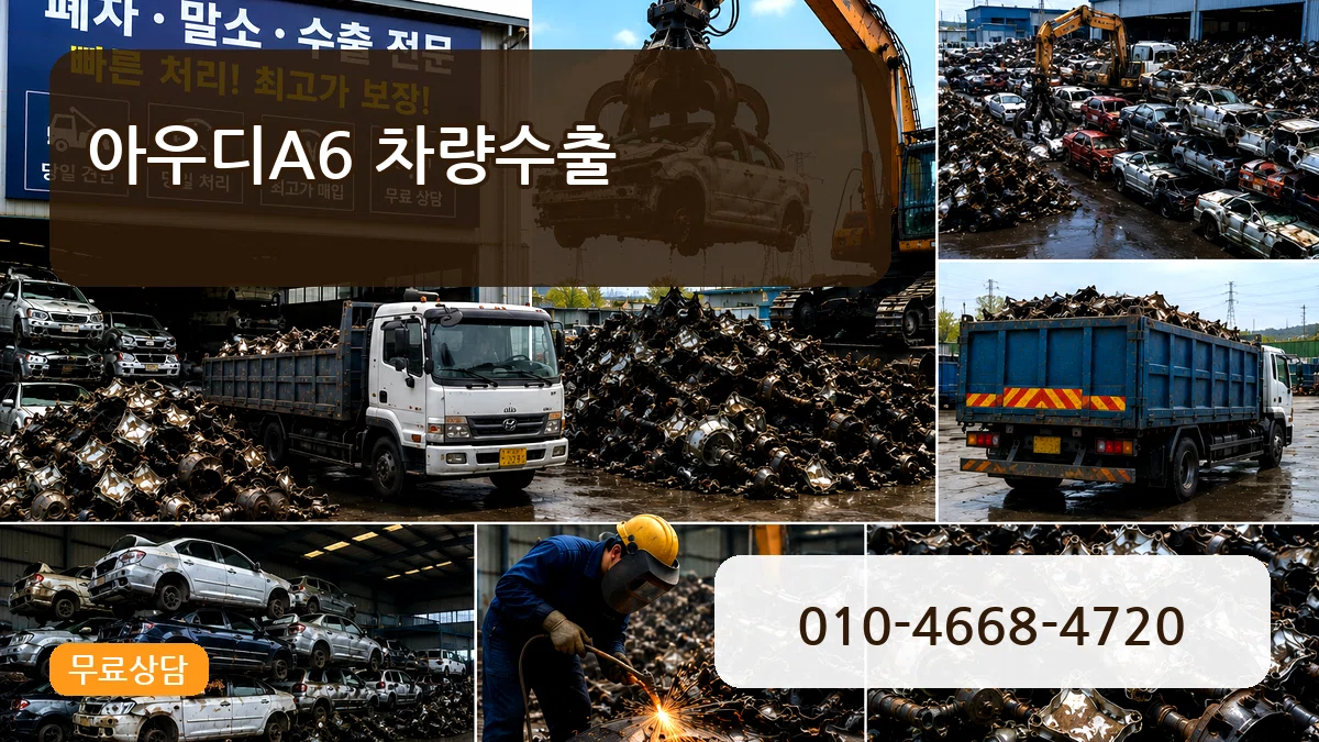 아우디A6 차량수출 아우디A6 차량수출 차량 처리 안내 이미지 3