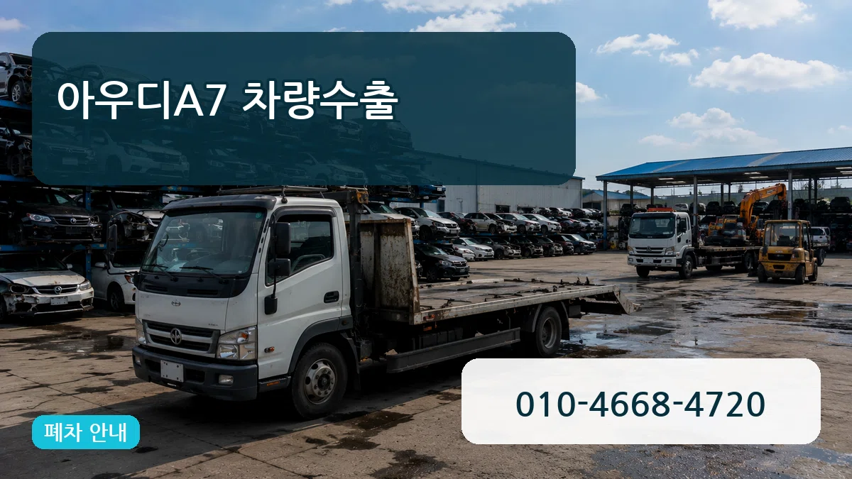 아우디A7 차량수출 아우디A7 차량수출 차량 처리 안내 이미지 3