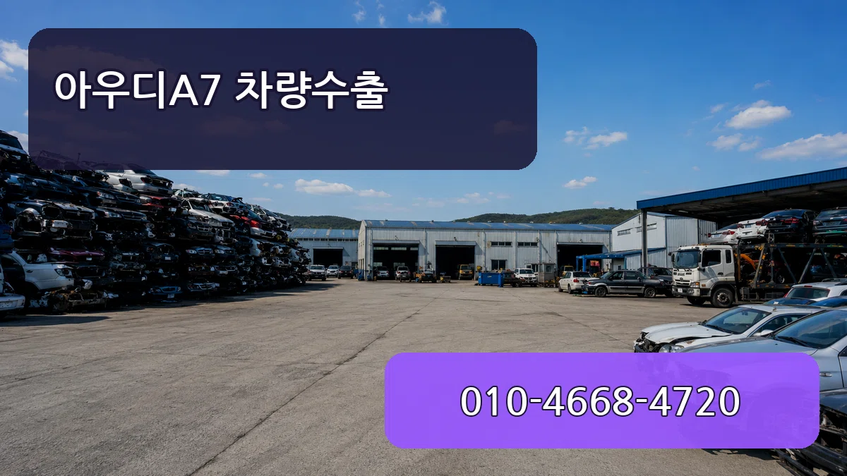 아우디A7 차량수출 아우디A7 차량수출 차량 처리 안내 이미지 1