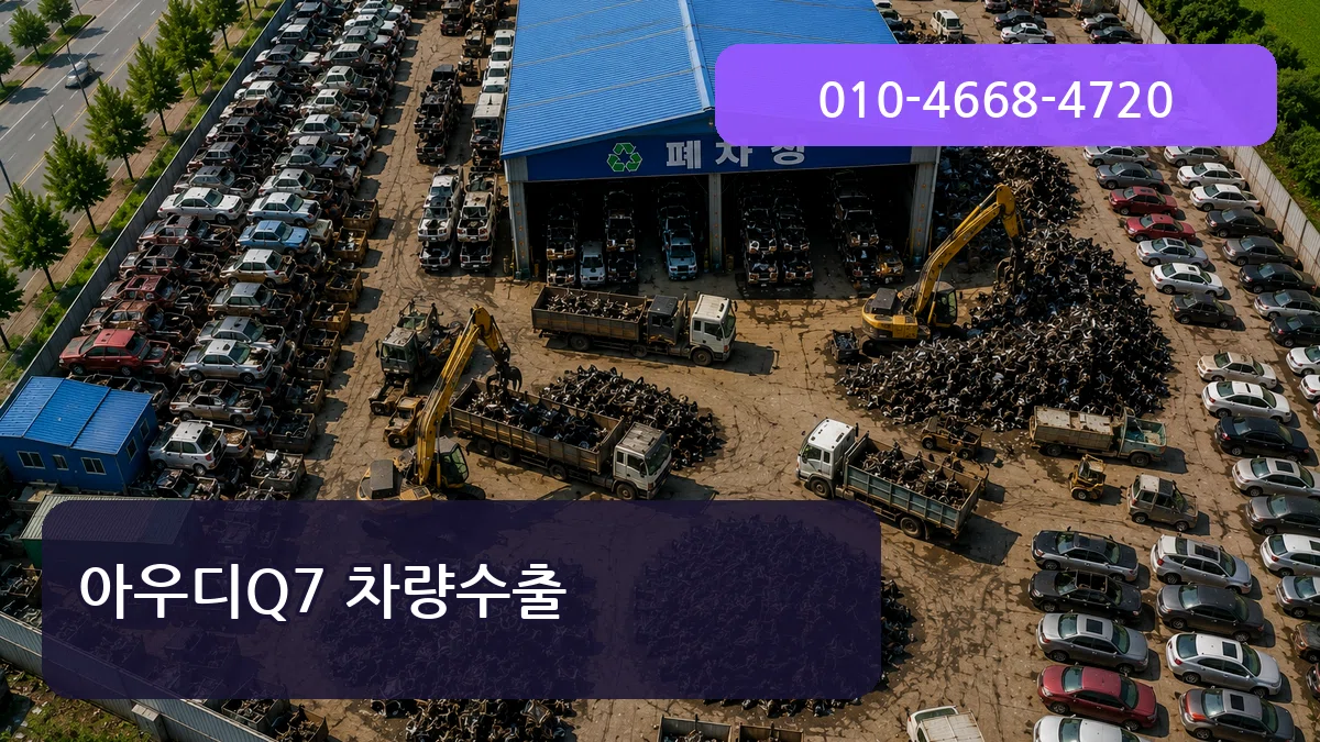 아우디Q7 차량수출 아우디Q7 차량수출 차량 처리 안내 이미지 1