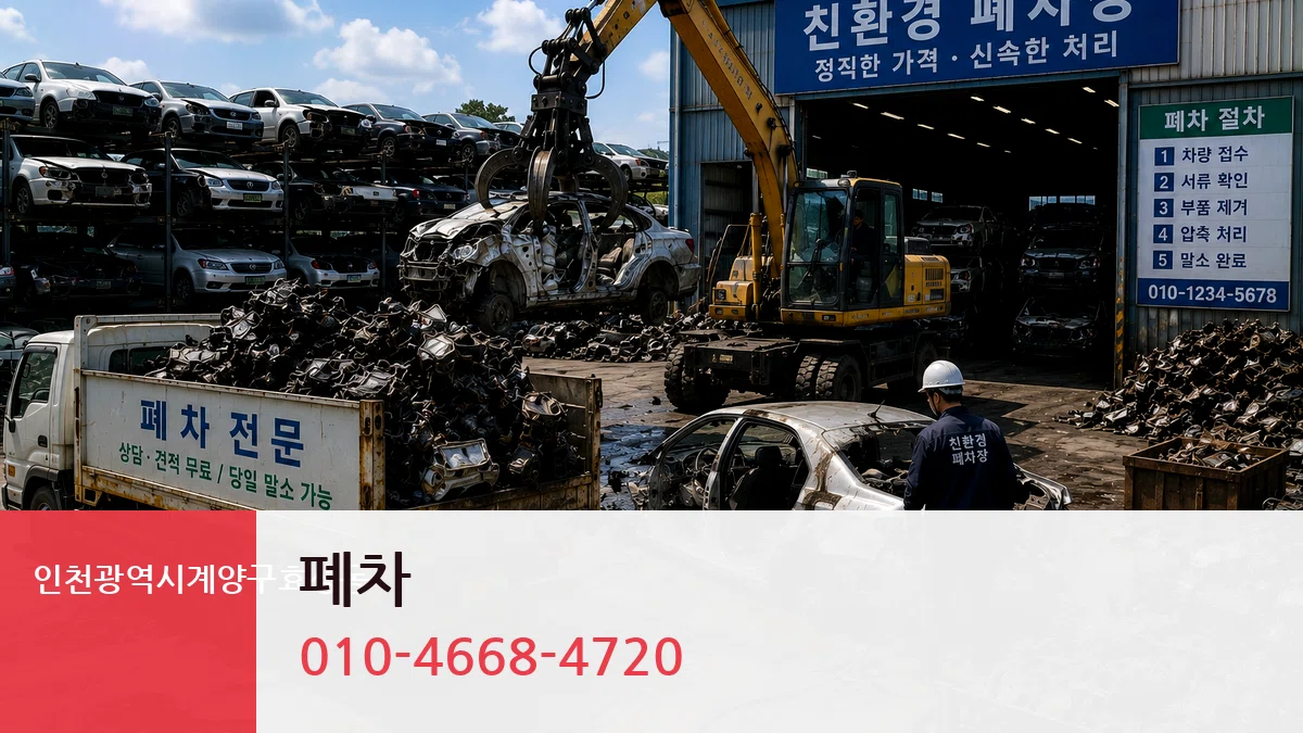 인천광역시계양구효성동 폐차 인천광역시계양구효성동 폐차 차량 처리 안내 이미지 2