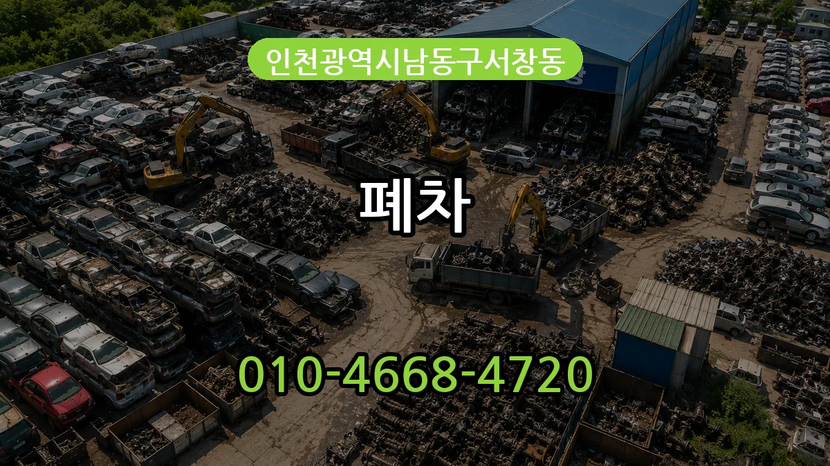 인천광역시남동구서창동 폐차 인천광역시남동구서창동 폐차 차량 처리 안내 이미지 1