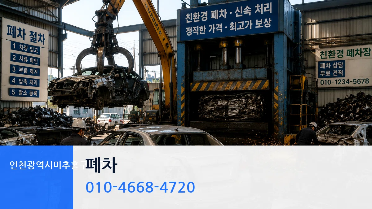 인천광역시미추홀구관교동 폐차 인천광역시미추홀구관교동 폐차 차량 처리 안내 이미지 1