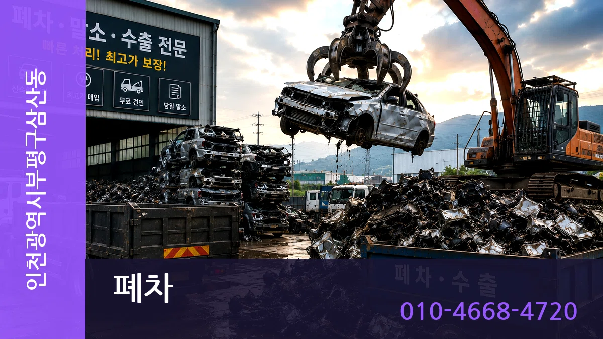 인천광역시부평구삼산동 폐차 인천광역시부평구삼산동 폐차 차량 처리 안내 이미지 3