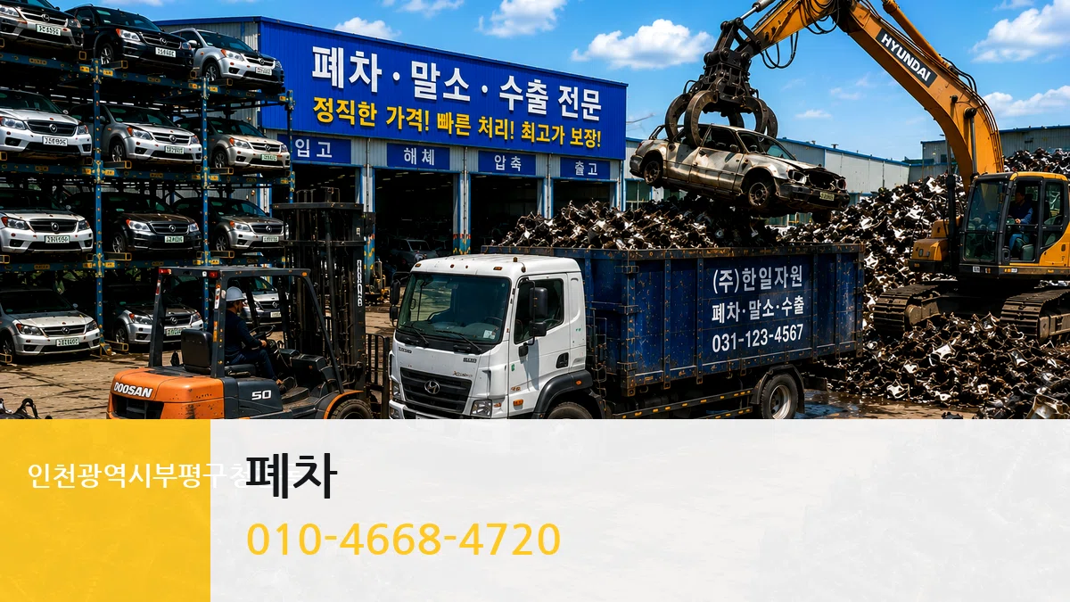 인천광역시부평구청천동 폐차 인천광역시부평구청천동 폐차 차량 처리 안내 이미지 1