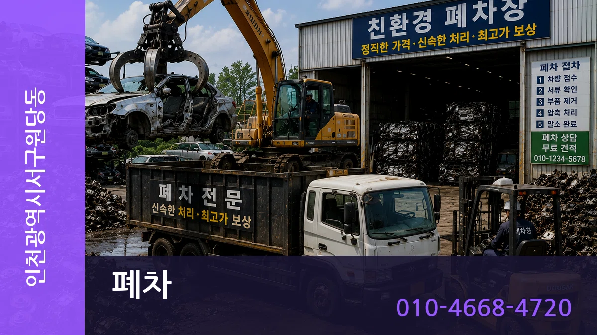 인천광역시서구원당동 폐차 인천광역시서구원당동 폐차 차량 처리 안내 이미지 1