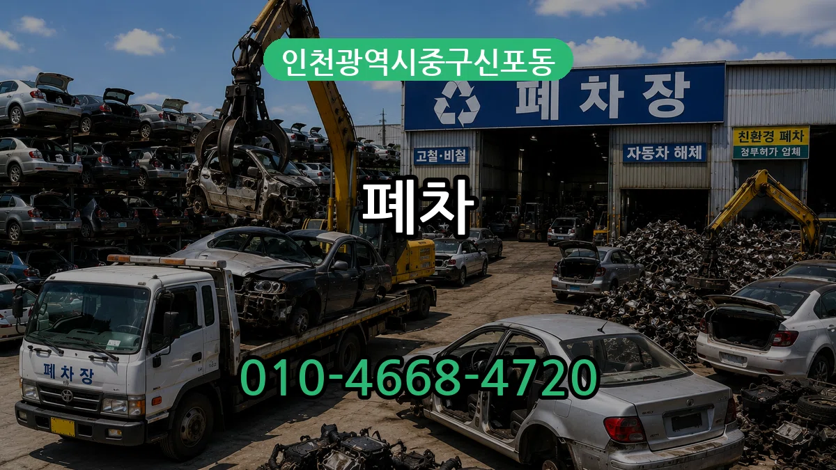 인천광역시중구신포동 폐차 인천광역시중구신포동 폐차 차량 처리 안내 이미지 3