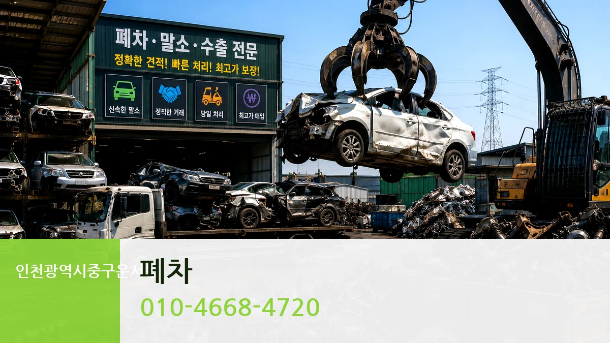 인천광역시중구운서동 폐차 인천광역시중구운서동 폐차 차량 처리 안내 이미지 3