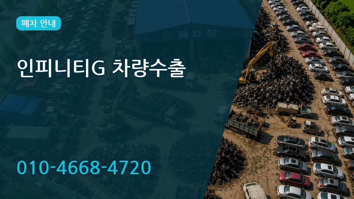 인피니티G 차량수출 인피니티G 차량수출 차량 처리 안내 이미지 1