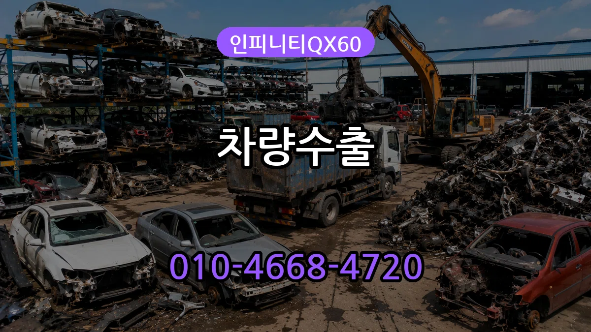인피니티QX60 차량수출 인피니티QX60 차량수출 차량 처리 안내 이미지 1