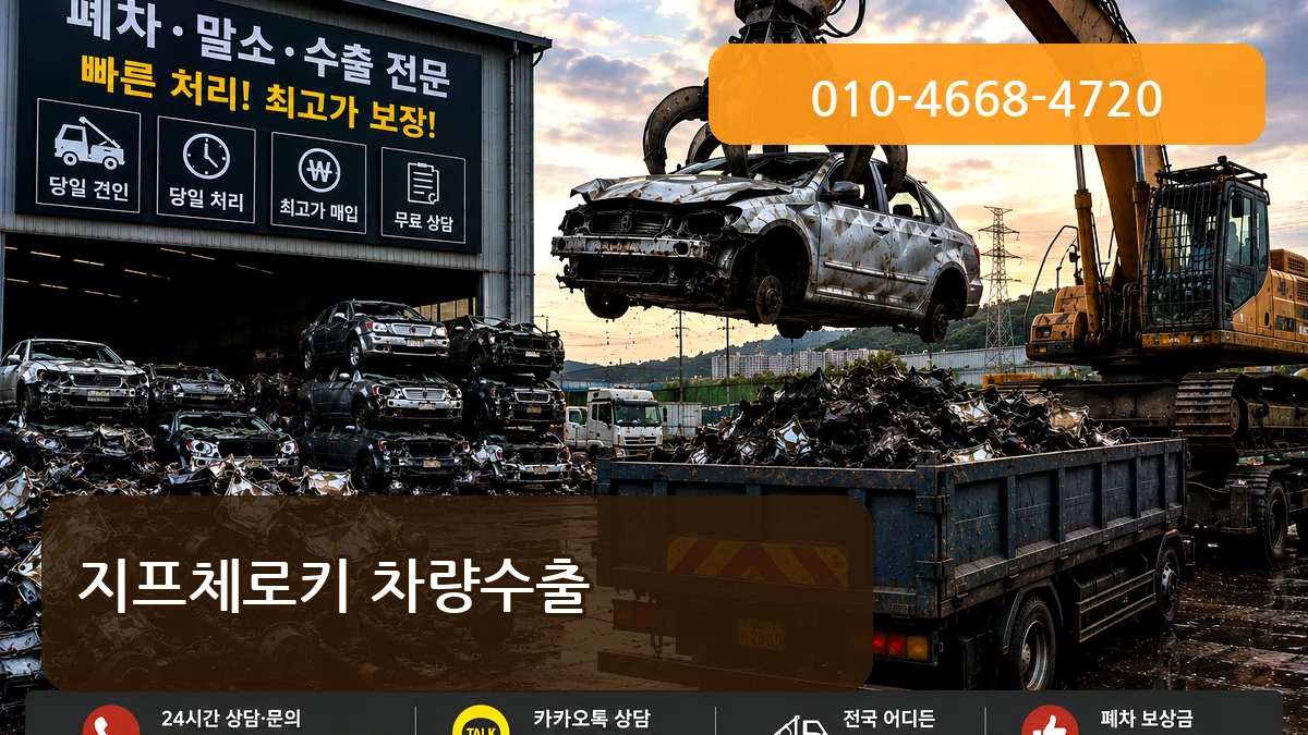 지프체로키 차량수출 지프체로키 차량수출 차량 처리 안내 이미지 3