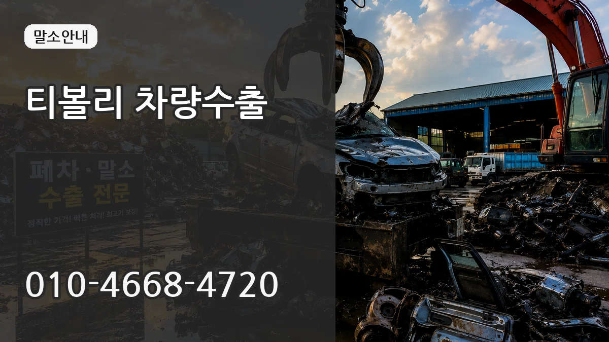 티볼리 차량수출 티볼리 차량수출 차량 처리 안내 이미지 2