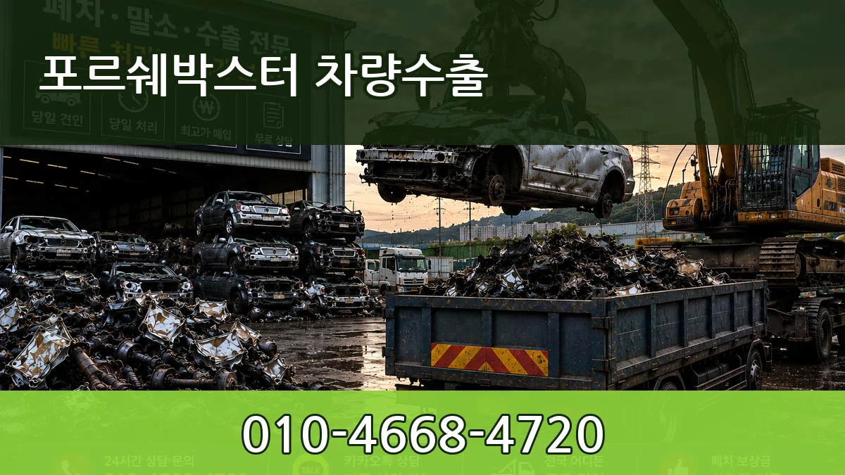 포르쉐박스터 차량수출 포르쉐박스터 차량수출 차량 처리 안내 이미지 2